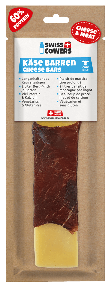 Hofman Animal Care SwissCowers bastoncini di formaggio con manzo Black Angus L