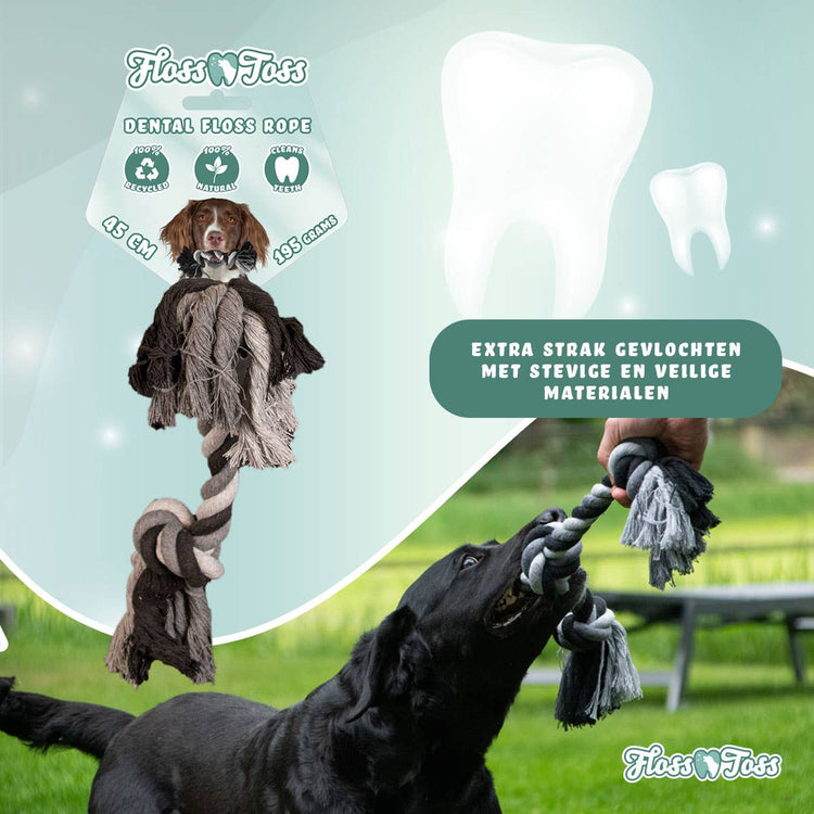 Floss Toss Corda Dentale 2 Nodi 45 cm