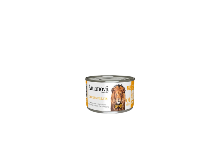 Amanova sfilaccetti gatto - Filetti di Pollo 70g