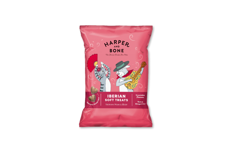 Harper&Bone Iberian soft treats - Manzo e maiale 90g
