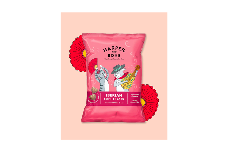 Harper&Bone Iberian soft treats - Manzo e maiale 90g