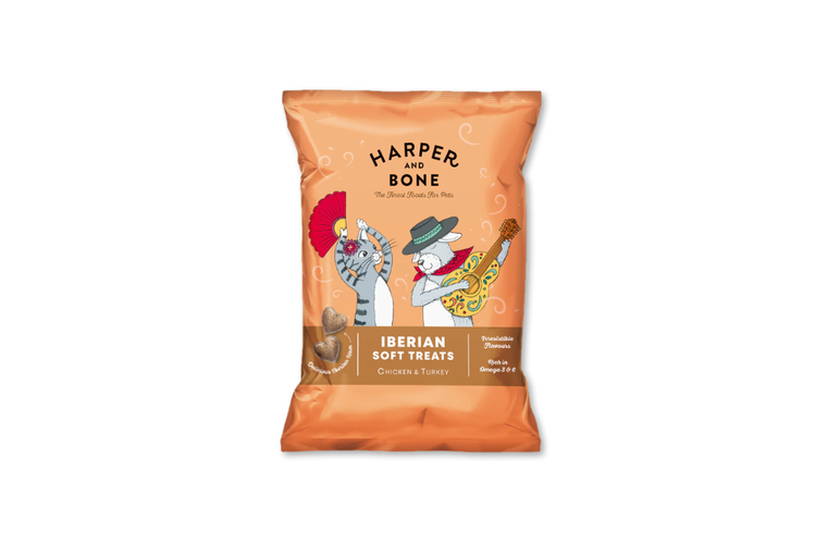 Harper&Bone Iberian soft treats - Pollo e tacchino 90g