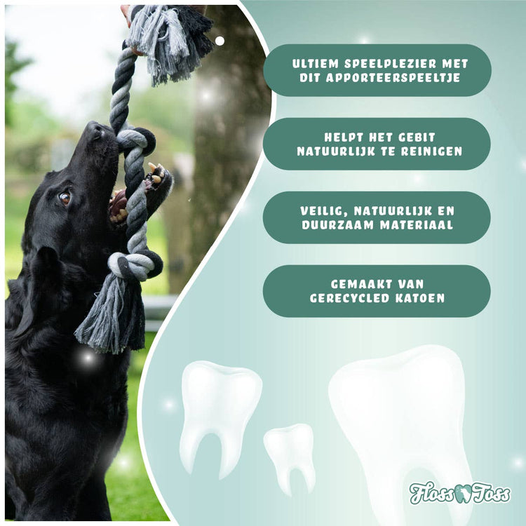 Floss Toss Corda Dentale 2 Nodi 45 cm