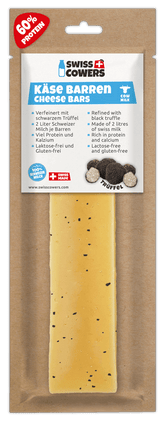 Barretta di formaggio SwissCowers al tartufo nero