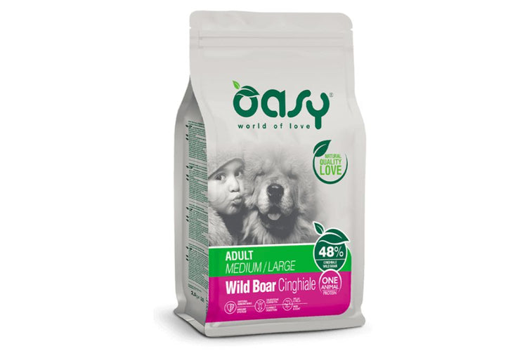 Oasy Adult Medium&Large OneProtein Cinghiale