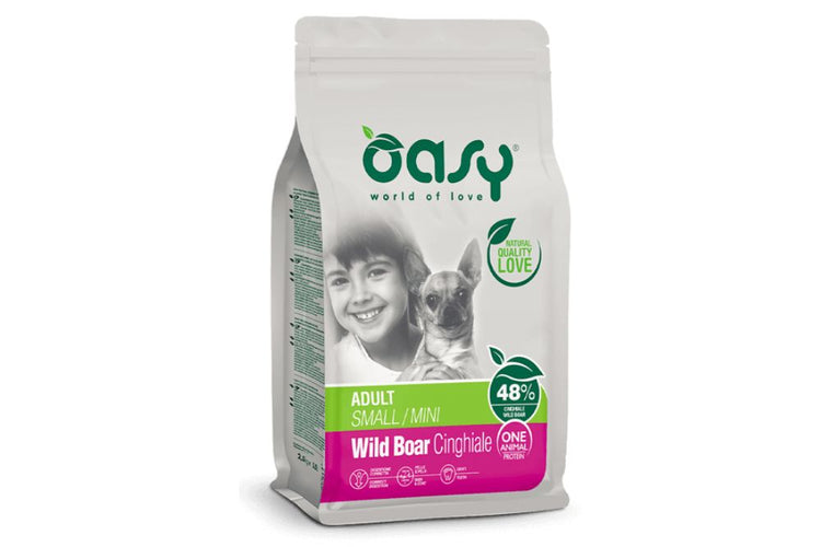 Oasy Adult Small&Mini OneProtein Cinghiale