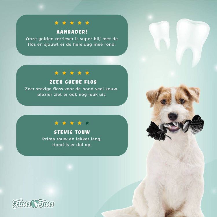 Floss Toss Corda Dentale 2 Nodi 30 cm