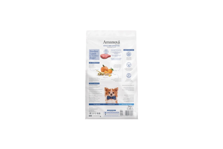Amanova Adult mini sensitive - Delicious Lamb 800g