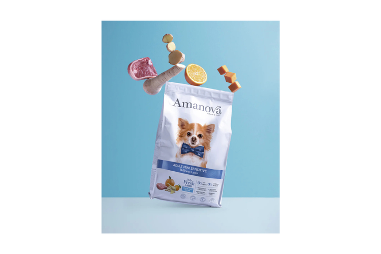Amanova Adult mini sensitive - Delicious Lamb 800g