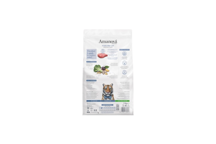 Amanova gatti sterilizzati - Delicious Lamb 300g