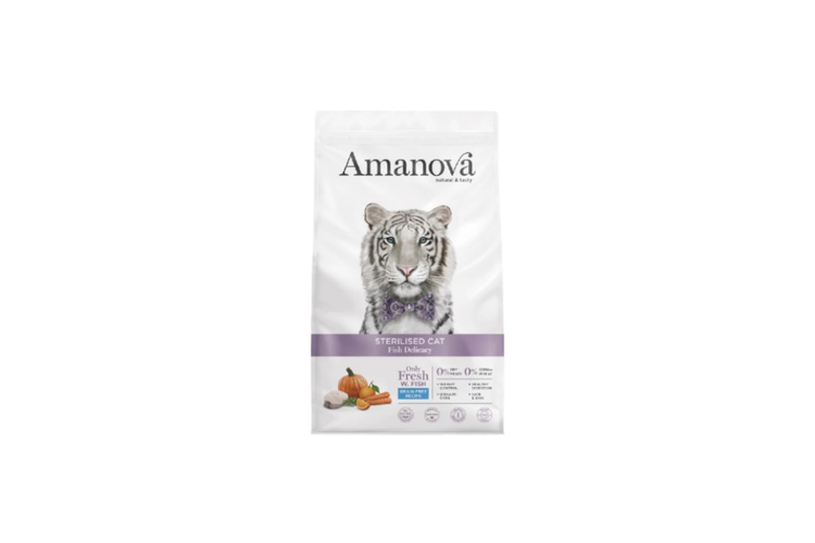 Amanova gatti sterilizzati - Fish Delicacy 300g