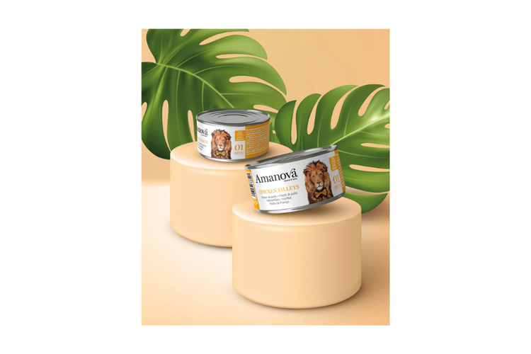Amanova sfilaccetti gatto - Filetti di Pollo 70g