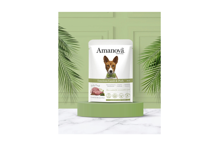Amanova alimento umido per cani - Agnello e Maiale 100g