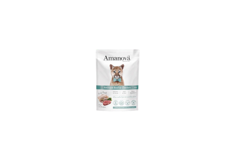 Amanova patè per gatti - Manzo e pollo 85g