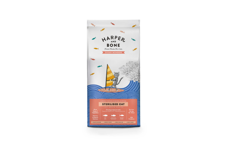 Harper&Bone Gatti sterilizzati - Ocean wonders 2kg