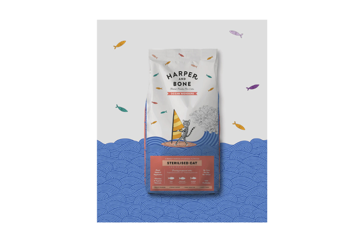 Harper&Bone Gatti sterilizzati - Ocean wonders 2kg