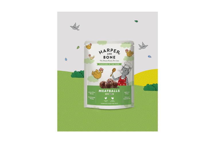 Harper&Bone polpette per gatti - Flavours of the farm 85g