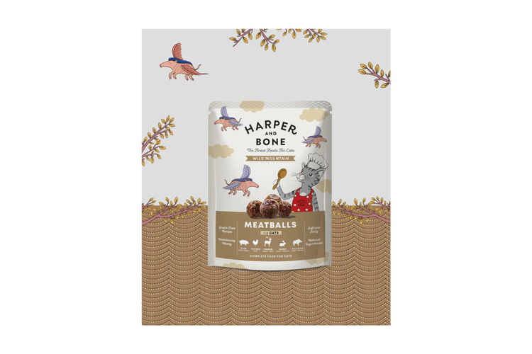Harper&Bone polpette per gatti - Wild mountain 85g