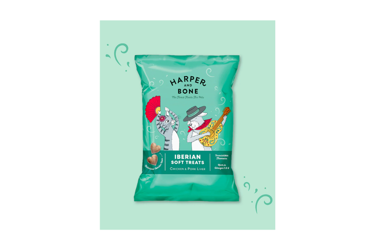 Harper&Bone Iberian soft treats - Pollo e fegato di Maiale 90g