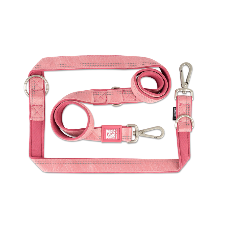 Guinzaglio Multifunzionale per Cani - Matrix 2.0 Rose | M