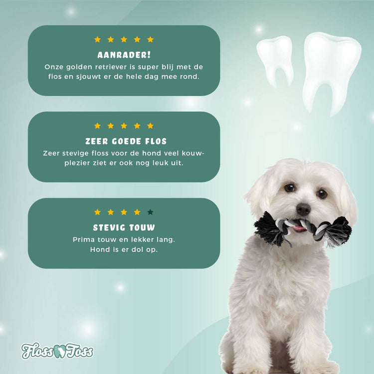 Floss Toss Corda Dentale 2 Nodi 20 cm